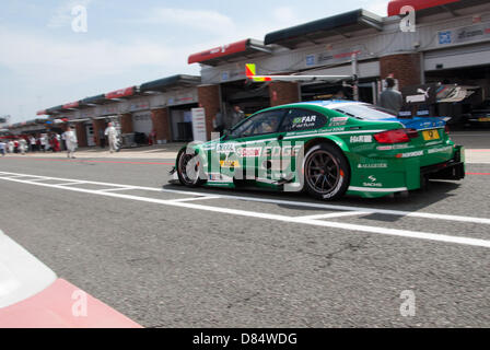 Racing azione dal DTM, German Touring Car Championship, Brands Hatch, Kent, Regno Unito. Foto Stock