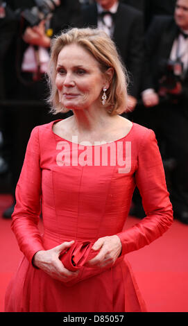 Cannes, Francia. Il 19 maggio 2013. Marthe Keller a Coen fratello del nuovo film "Inside Llewyn Davis " tappeto rosso lo screening di gala al Cannes Film Festival Domenica 19 maggio 2013 Credit: Doreen Kennedy / Alamy Live News Foto Stock