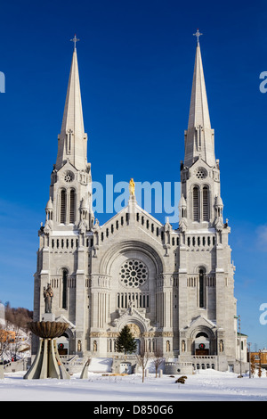 La Basilica di Sant'Anna in Quebec City, in Canada. Foto Stock