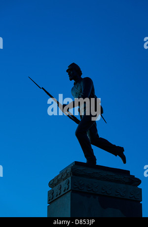 Minnesota monumento, Gettysburg National Military Park, Pennsylvania, STATI UNITI D'AMERICA Foto Stock