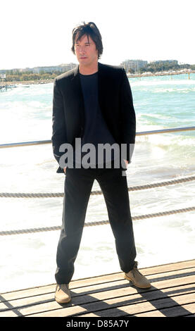 Cannes, Francia. Il 20 maggio 2013. Uomo di Tai Chi Photocall con Keanu Reeves. Carlton Beach Pier, il Festival del Cinema di Cannes. Credito: Peter Phillips / Alamy Live News Foto Stock