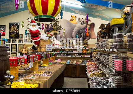 Mister ed il museo di elefante e negozio di dolciumi, Orrtanna, Pennsylvania, STATI UNITI D'AMERICA Foto Stock