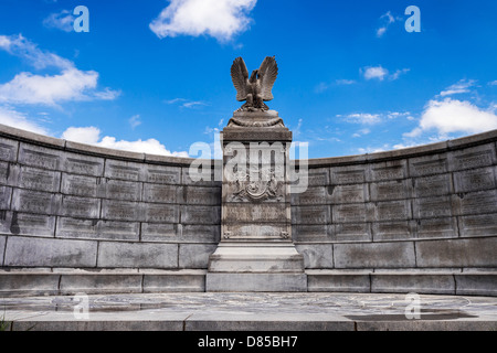 Lo stato di New York monumento ausiliario, Gettysburg National Military Park, Pennsylvania, STATI UNITI D'AMERICA Foto Stock