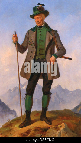 L'arciduca Giovanni d'Austria (1782-1859) membro della dinastia degli Asburgo Foto Stock