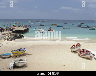 Spiaggia di Santa Maria Isola di Sal Capo Verde Foto Stock