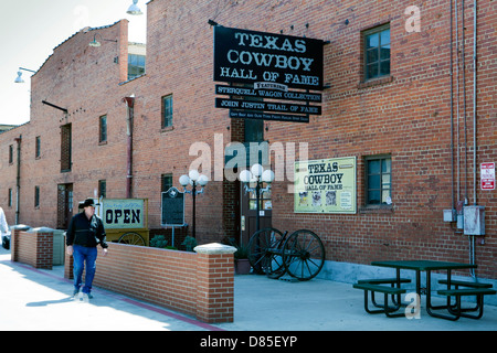 Una vista del palazzo del Texas Cowboy Hall of Fame in Forth Worth, Texas Foto Stock