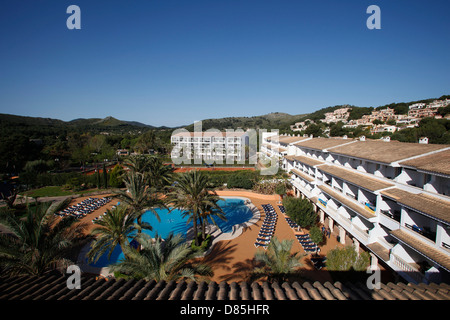Hotel Beach Club Font de Sa Cala,Capdepera,Mallorca,Spagna. Foto Stock