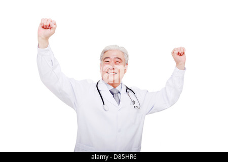 Orientare il ritratto di medico Foto Stock