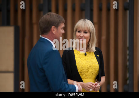 20.5.2013, Londra, Regno Unito. Il presentatore TV Nicki Chapman al RHS Chelsea Flower Show Premere Giorno. Foto Stock