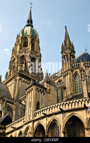 Chiesa di Bayeux, Francia Foto Stock