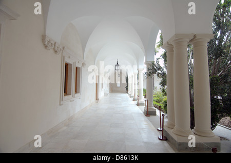 Cortile italiano del Grand Livadia Palace - palazzo estivo dell'ultimo Imperiale Russa di famiglia Foto Stock