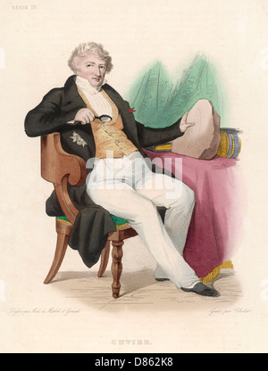 Georges Cuvier, scienziato francese Foto Stock