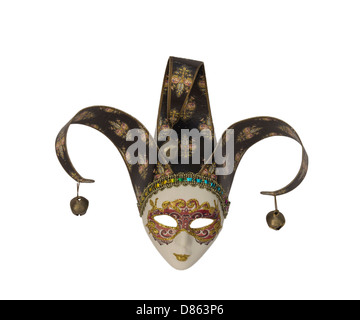 Maschera di carnevale,splendide maschere veneziane Foto Stock