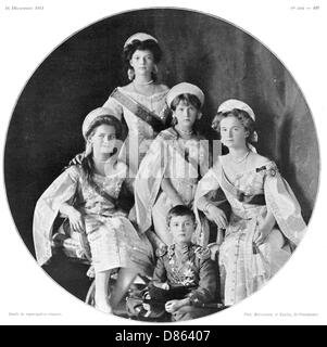 I figli imperiali russi Foto Stock