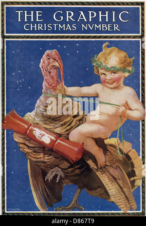 Il grafico numero di Natale 1924 coperchio anteriore Foto Stock