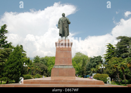 Monumento a Lenin, Yalta, Crimea, Ucraina, Europa orientale Foto Stock