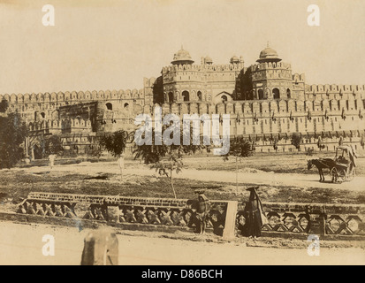 Fort Agra in India Foto Stock