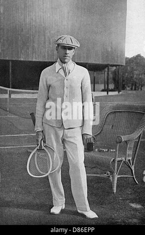 N. E. Brookes giocatore di tennis Foto Stock