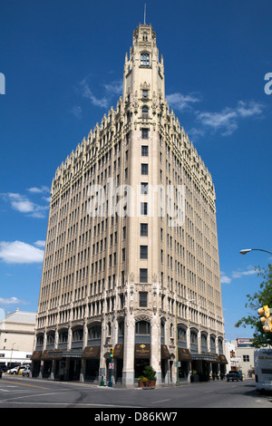 Una vista della Emily Morgan Hotel in San Antonio, Texas Foto Stock