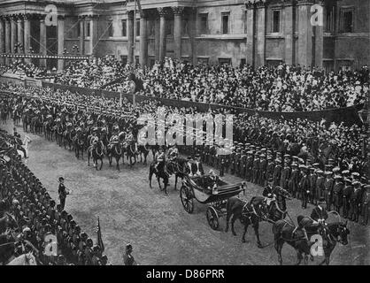 Giubileo dei Diamanti della Regina Vittoria 1897 Foto Stock