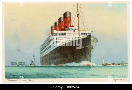 AQUITANIA A VAPORE Foto Stock