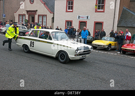 Jim Clark. Cinquantesimo anniversario del suo primo campionato del mondo di Duns.Scottish Borders. La Scozia. Foto Stock