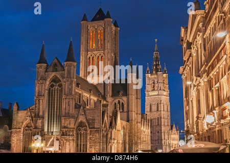 Sint Niklaaskerk chiesa di St Nicholas Gent Belgio Foto Stock