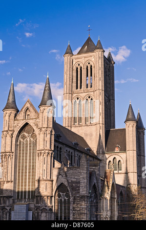 La Chiesa di San Nicola Sint Niklaaskerk Gent Belgio Foto Stock