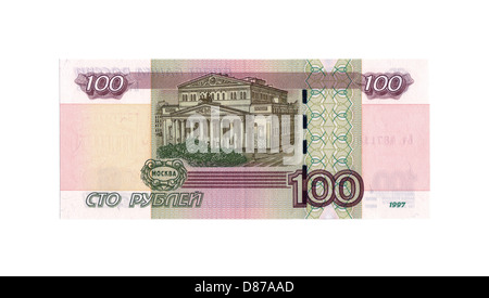 100 rub Foto Stock
