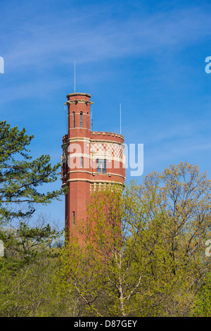 Vecchia Torre di acqua in Eden Park di Cincinnati in Ohio Foto Stock