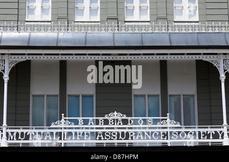 Mutual Life Assurance Society,Bridgetown, Barbados,dei Caraibi Foto Stock