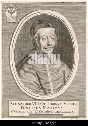 PAPA ALESSANDRO VIII Foto Stock