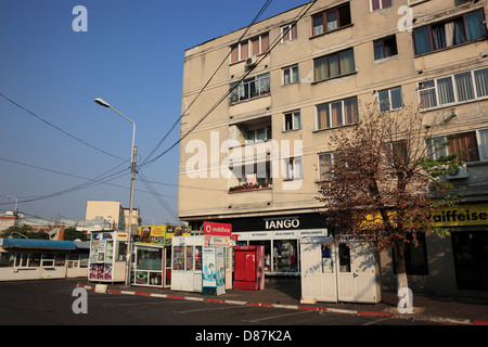 Halele Centrale, mercato, centro di Ploiesti, una città in grande Valacchia, Romania Foto Stock