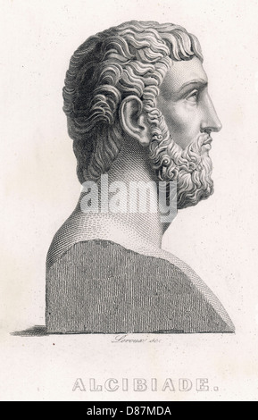 ALCIBIADES, BUSTO, PROFILO Foto Stock