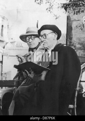 Utrillo e Guitry Foto Stock