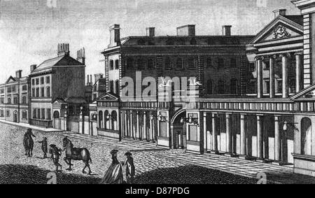 WHITEHALL C18TH Foto Stock