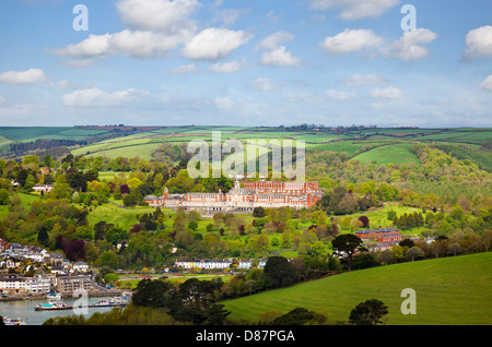 Britannia Royal Naval College di Dartmouth, Devon, Inghilterra, Regno Unito Foto Stock