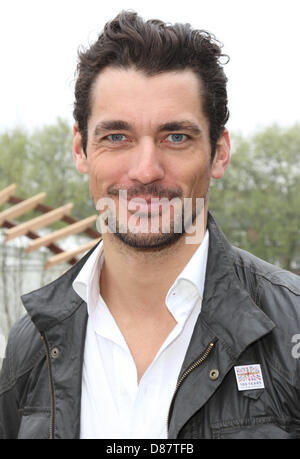 A Chelsea, Londra, Regno Unito. 20 maggio 2013. David Gandy al RHS Chelsea Flower Show Stampa e anteprima VIP Giorno, Royal Hospital Chelsea, London - 20 Maggio 2013 Foto di Keith Mayhew/Alamy Live News Foto Stock