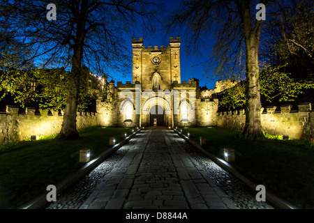 Una immagine di Durham Castle che si trova nel nord-est dell'Inghilterra Foto Stock