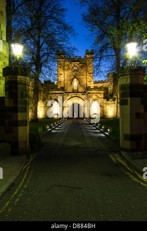 Una immagine di Durham Castle che si trova nel nord-est dell'Inghilterra Foto Stock