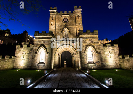 Una immagine di Durham Castle che si trova nel nord-est dell'Inghilterra. Foto Stock