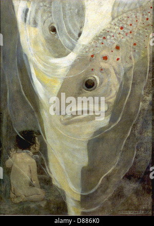 Jessie Willcox Smith - l'acqua i neonati - p140. Foto Stock