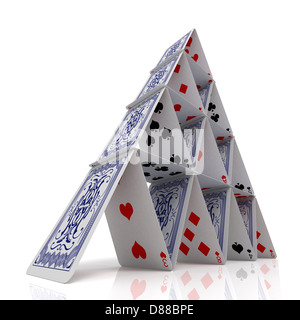 House of cards Foto Stock