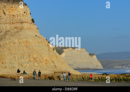 Drake's Beach al punto Reyes CA Foto Stock