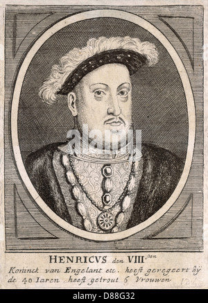 Re Henry VIII Foto Stock