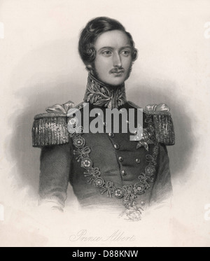 Alberto di Sassonia-Coburg e Gotha - Principe Consort Foto Stock