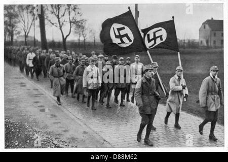 Hitler Putsch 1923 Foto Stock