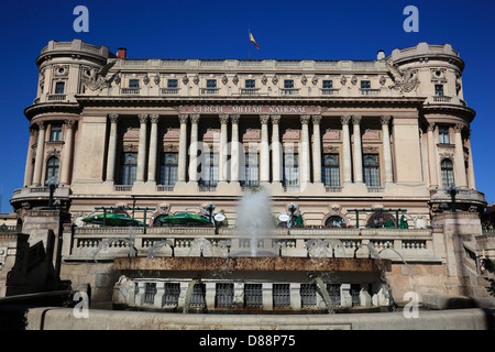 Cercul Militar nazionale, degli officer di club, Bucarest, Romania Foto Stock