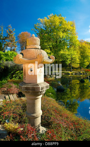 Giardino giapponese a Wroclaw in Polonia Foto Stock