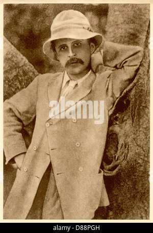 Sir James Matthew Barrie come un giovane uomo Foto Stock